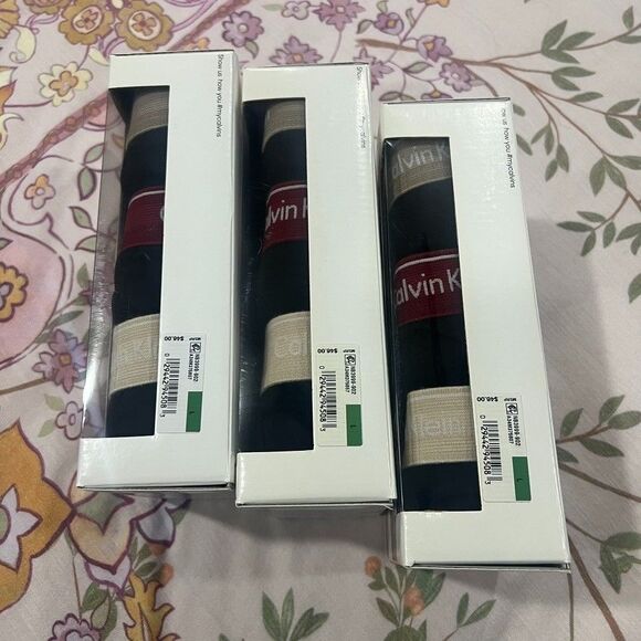 Calvin Klein Cotton Stretch Classic Fit 3 Pack Hip Brief Large Black x 3 BUNDLE - Picture 4 of 5